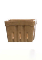 Textured Stoneware Berry Basket - Sand