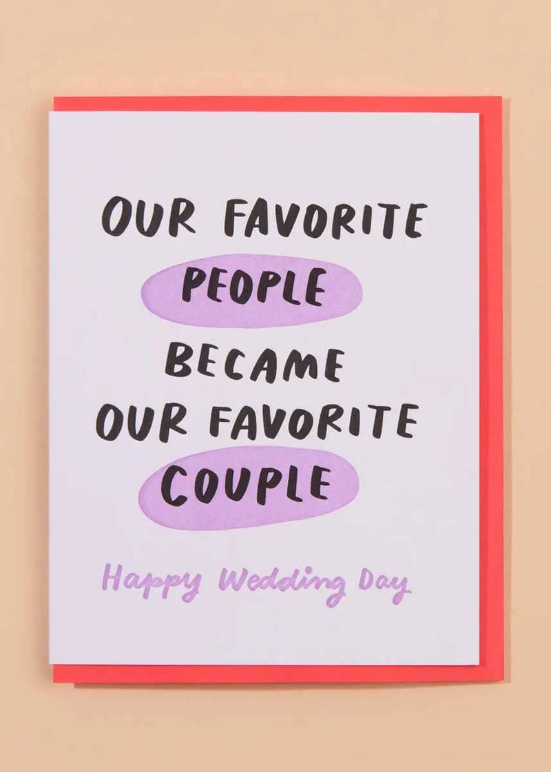 Favorite Couple Card