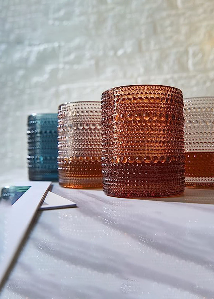Hobnail Beaded Tumbler Glasses