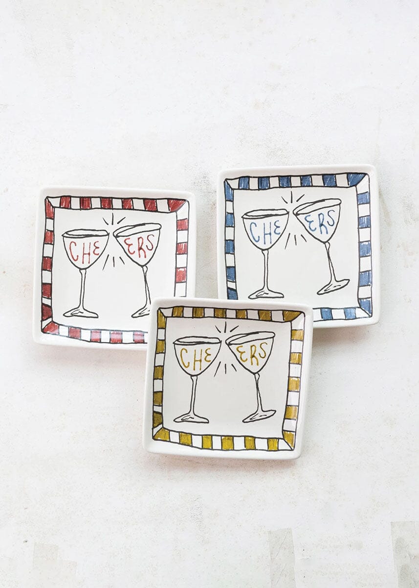 Cheers Stoneware Dish