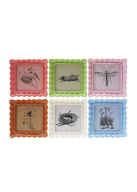 Ruffled Picture Frame - Bluebell