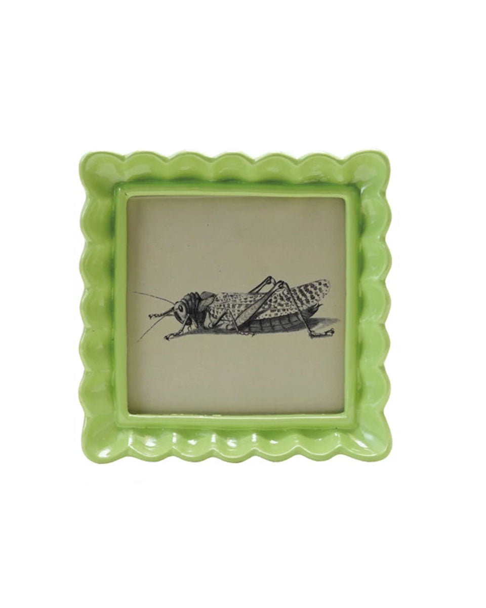 Ruffled Picture Frame - Grass