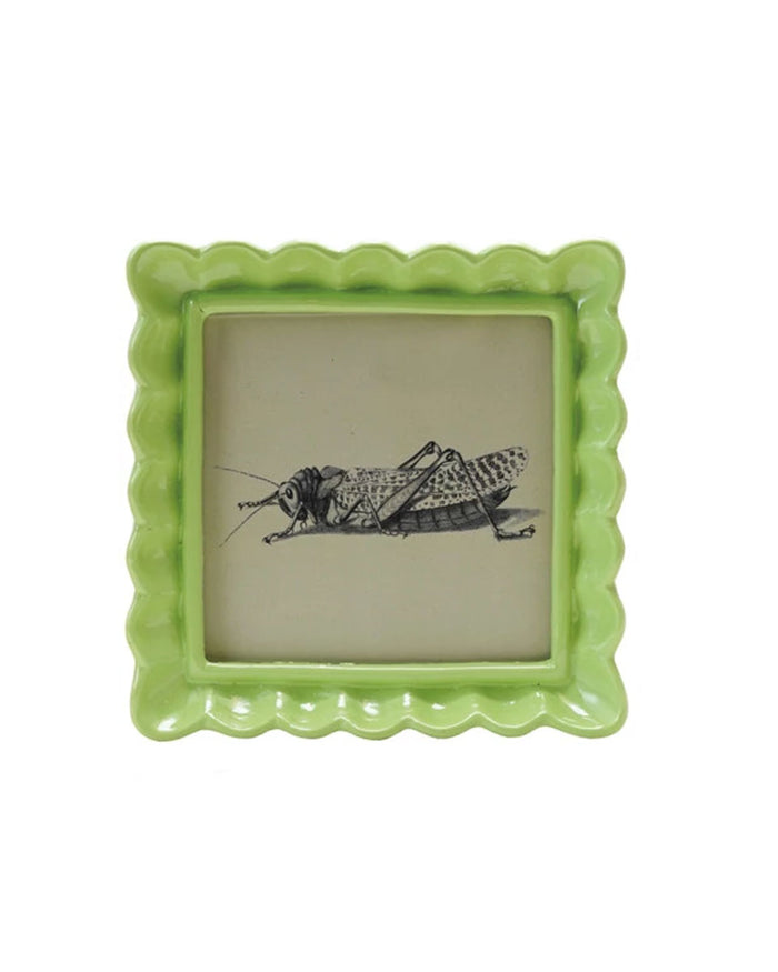 Ruffled Picture Frame - Grass