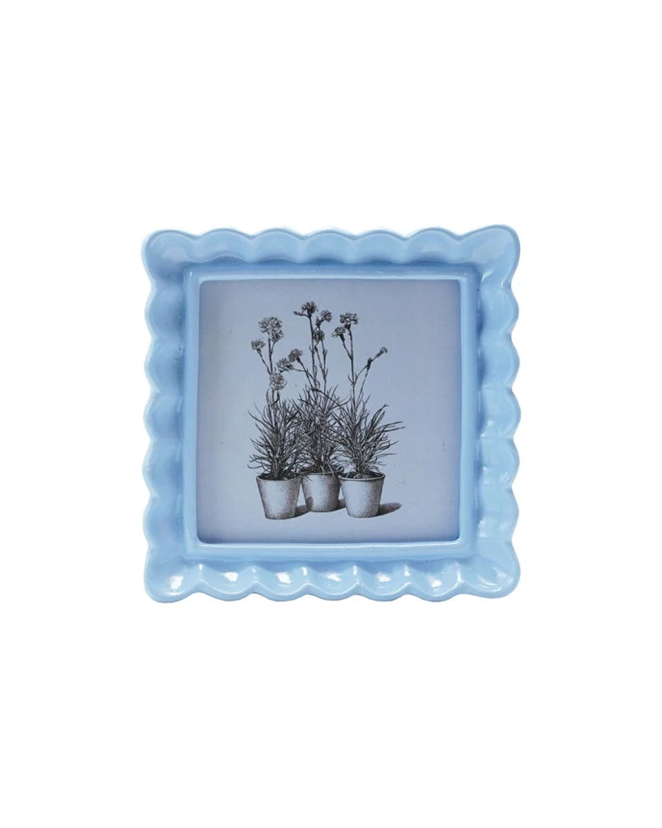 Ruffled Picture Frame - Bluebell