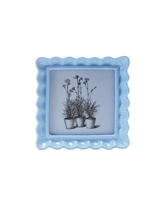 Ruffled Picture Frame - Bluebell