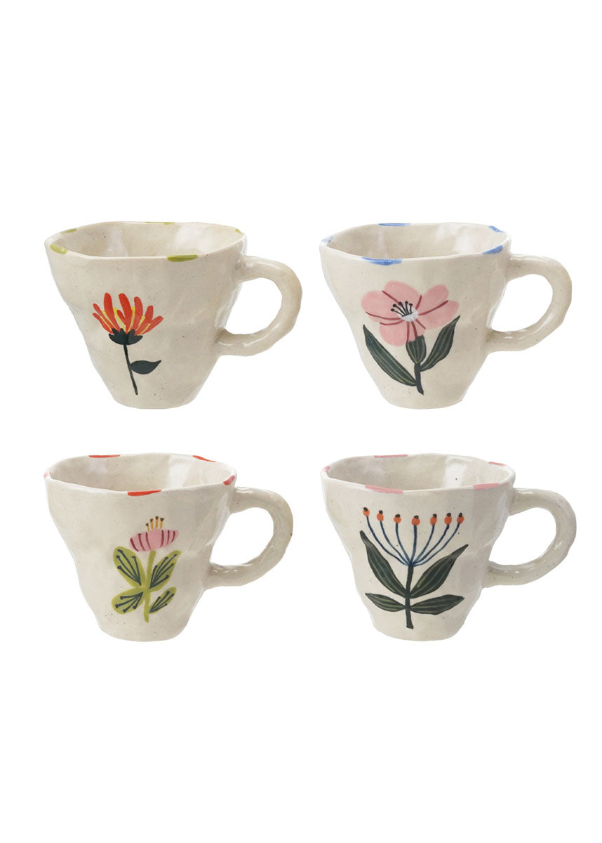 Flower Painted Mug