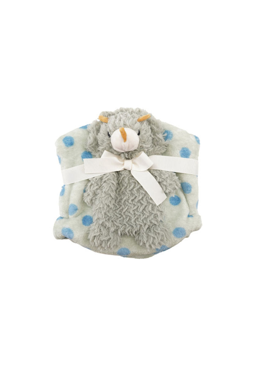 Polka Dot Baby Blanket & Plushie Set