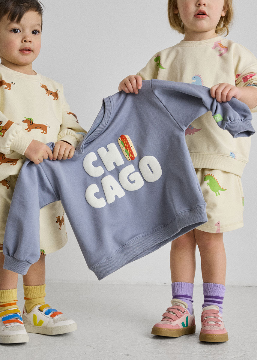 Chicago Hot Dog Terry Oversized Sweatsuit Set