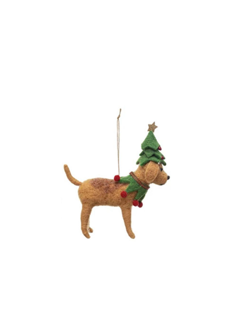 Holiday Dog Ornament