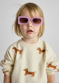 Wiener Dog Terry Oversized Sweatshort Set