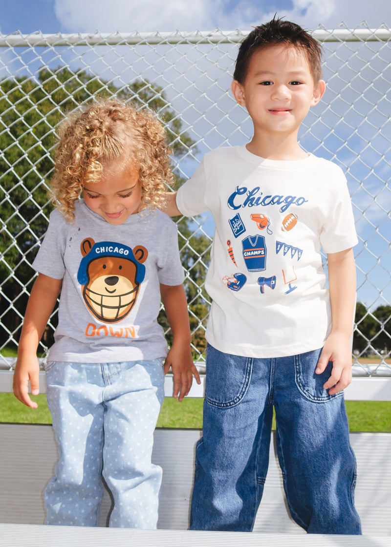Chicago Football Icons Toddler Tee