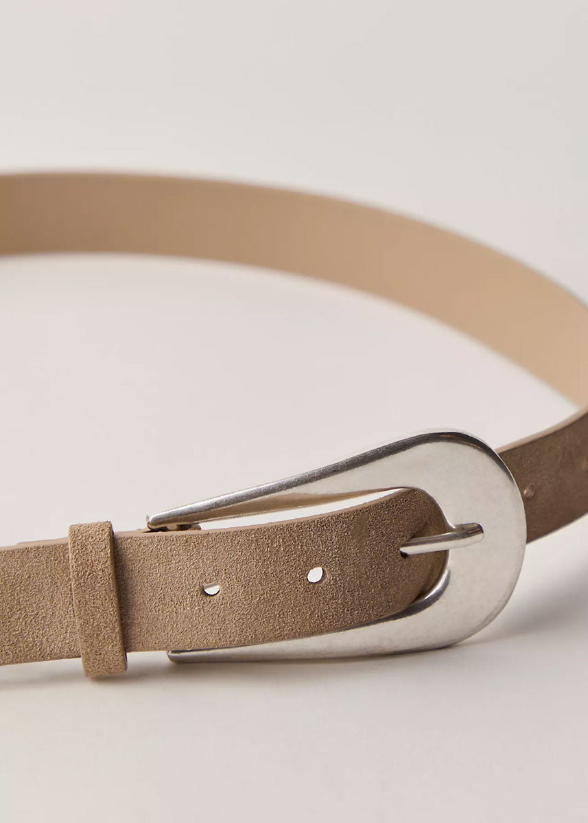 Cannon Suede Belt - Biscotti