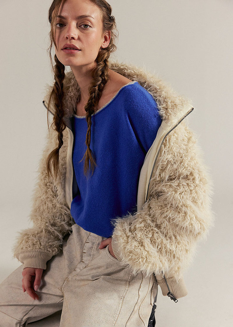 See Me Pullover Sweater - Mazarine Combo