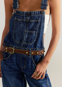 Rhodes Stud Belt - Cognac