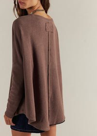 Latte Blues Thermal Top - Leafless Tree