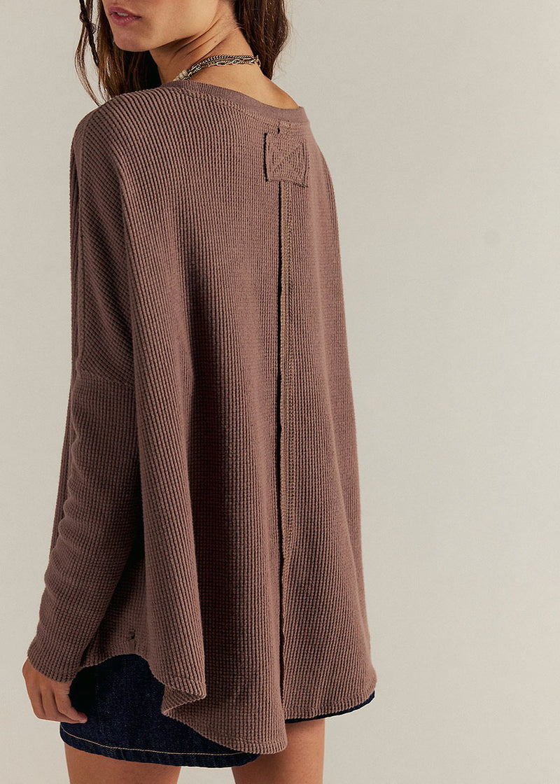 Latte Blues Thermal Top - Leafless Tree