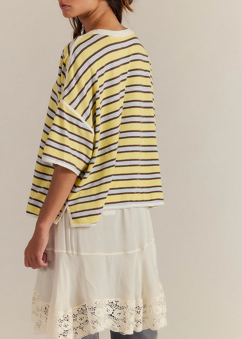 Clean Rugby Tee - Yellow Combo