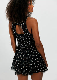 Raven Printed Mini Dress - Night Combo