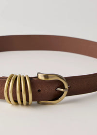 Rori Leather Belt - Cognac