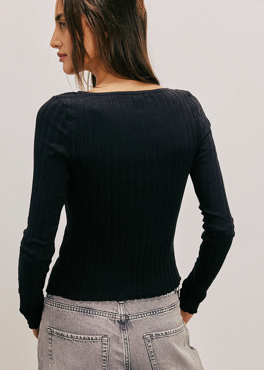 Tilly Long Sleeve Cardi - Black