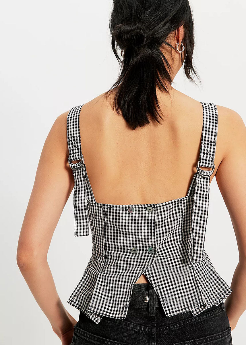 Sunfaded Top - Black & White Combo