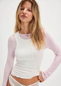 Fresh In Love Tank - Ivory