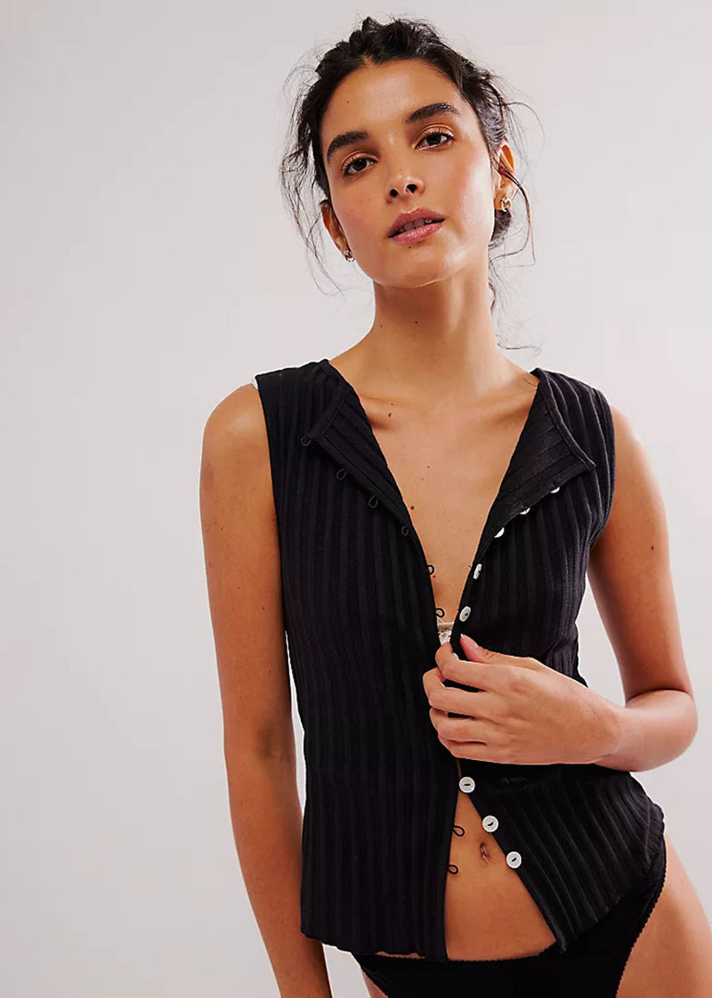 Tilly Vest - Black