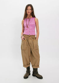 Tilly Striped Tank - Orchid Combo