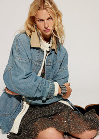 Lemon Denim Jacket - Berry Blues