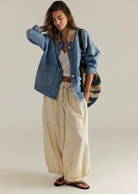 Lemon Denim Jacket - Berry Blues