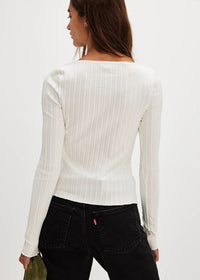 Tilly Long Sleeve Cardi - Ivory