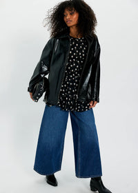 Raven Printed Mini Dress - Night Combo