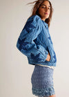 Quinn Quilted Jacket - Indigo Combo