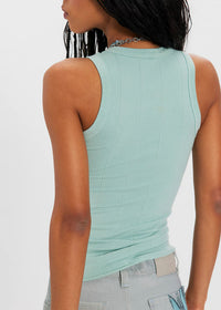 So Soft Seamless Modal Tank - Cameo Green
