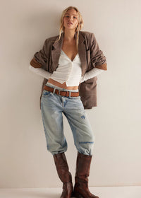 End Game Pointelle Long Sleeve - Sugar Swizzle