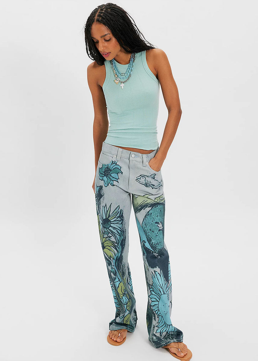 So Soft Seamless Modal Tank - Cameo Green