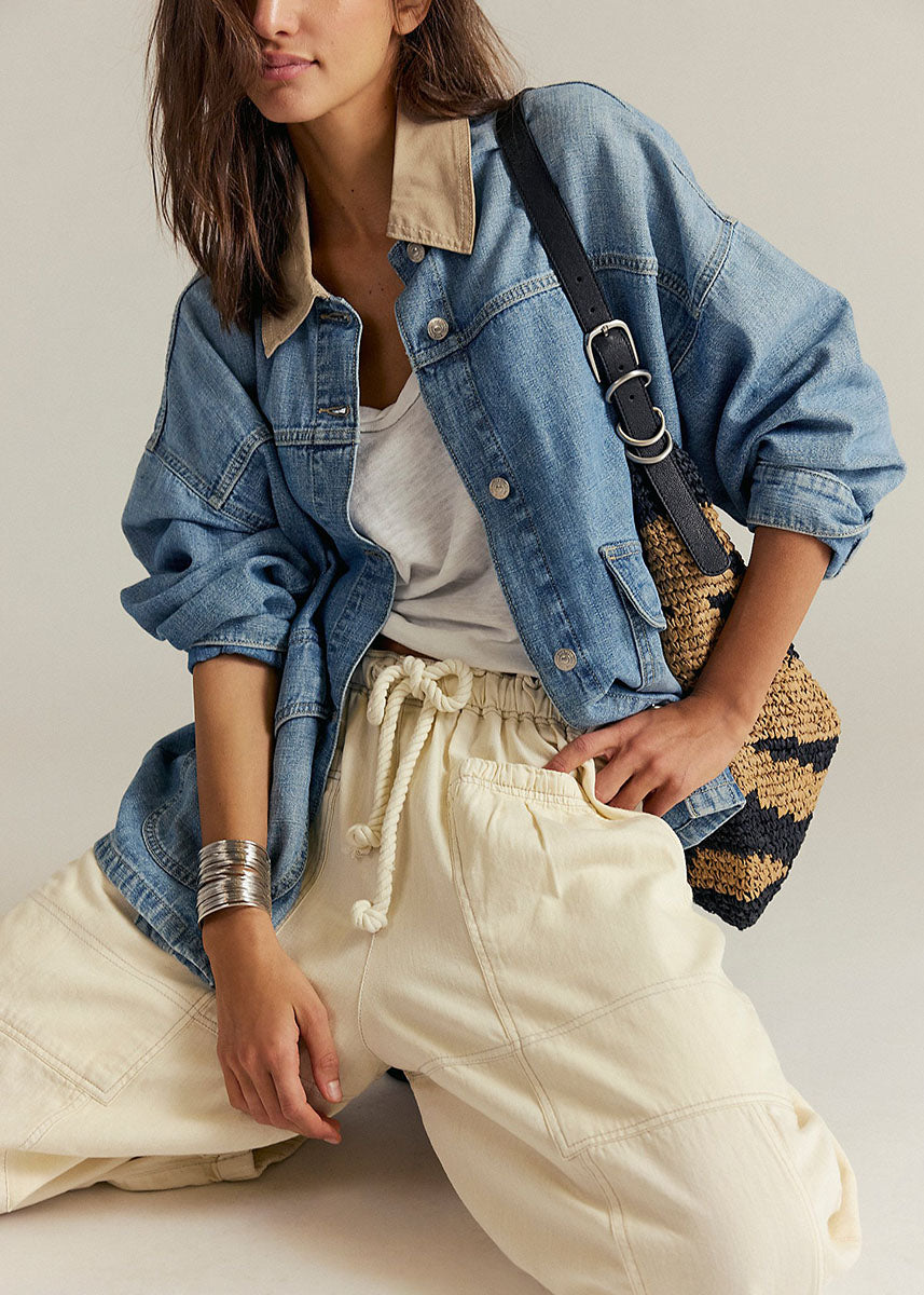 Lemon Denim Jacket - Berry Blues