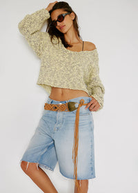 Montana Raw Hem Short - Cowgirl Blues