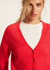 School Girl Cardi - Cherry Pop Melange