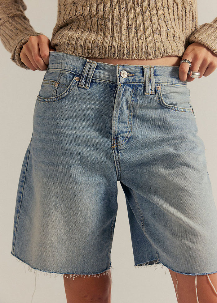 Montana Raw Hem Short - Cowgirl Blues