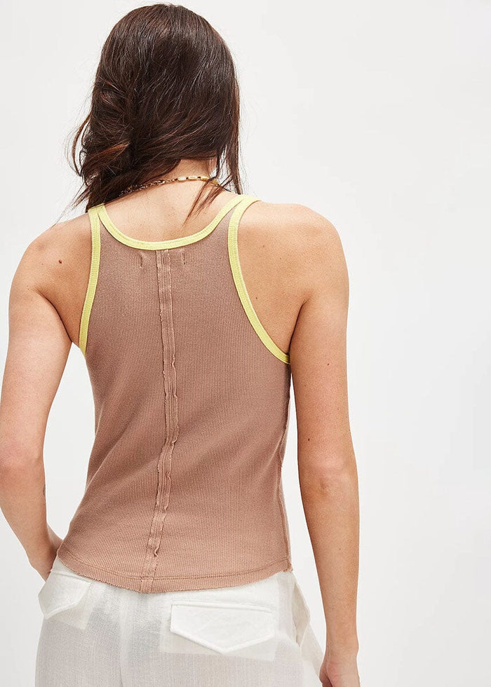 Only 1 Ringer Tank - Praline Sunshine Combo