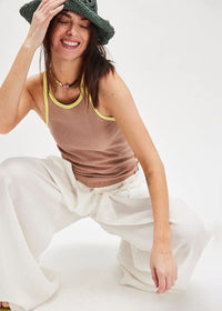 Only 1 Ringer Tank - Praline Sunshine Combo