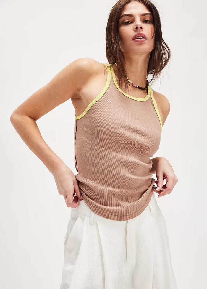 Only 1 Ringer Tank - Praline Sunshine Combo