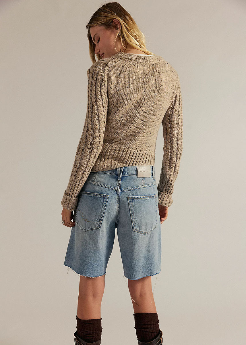 Montana Raw Hem Short - Cowgirl Blues