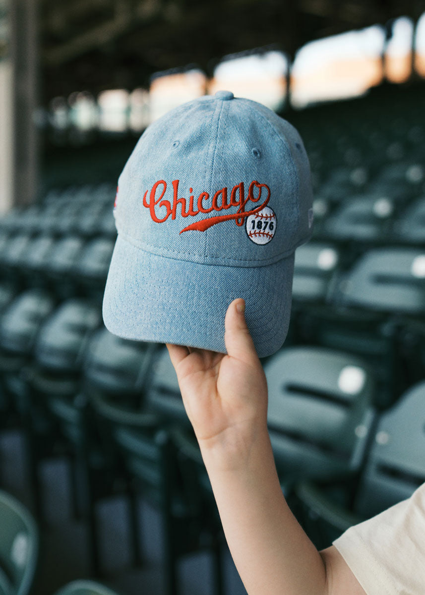 Toddler Chicago 1876 Denim Dad Hat - Light Denim