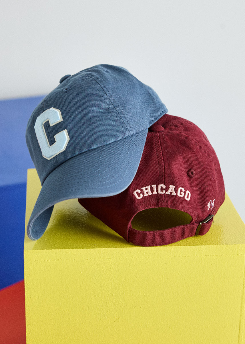 Toddler C Is for Chicago Dad Hat - Blue