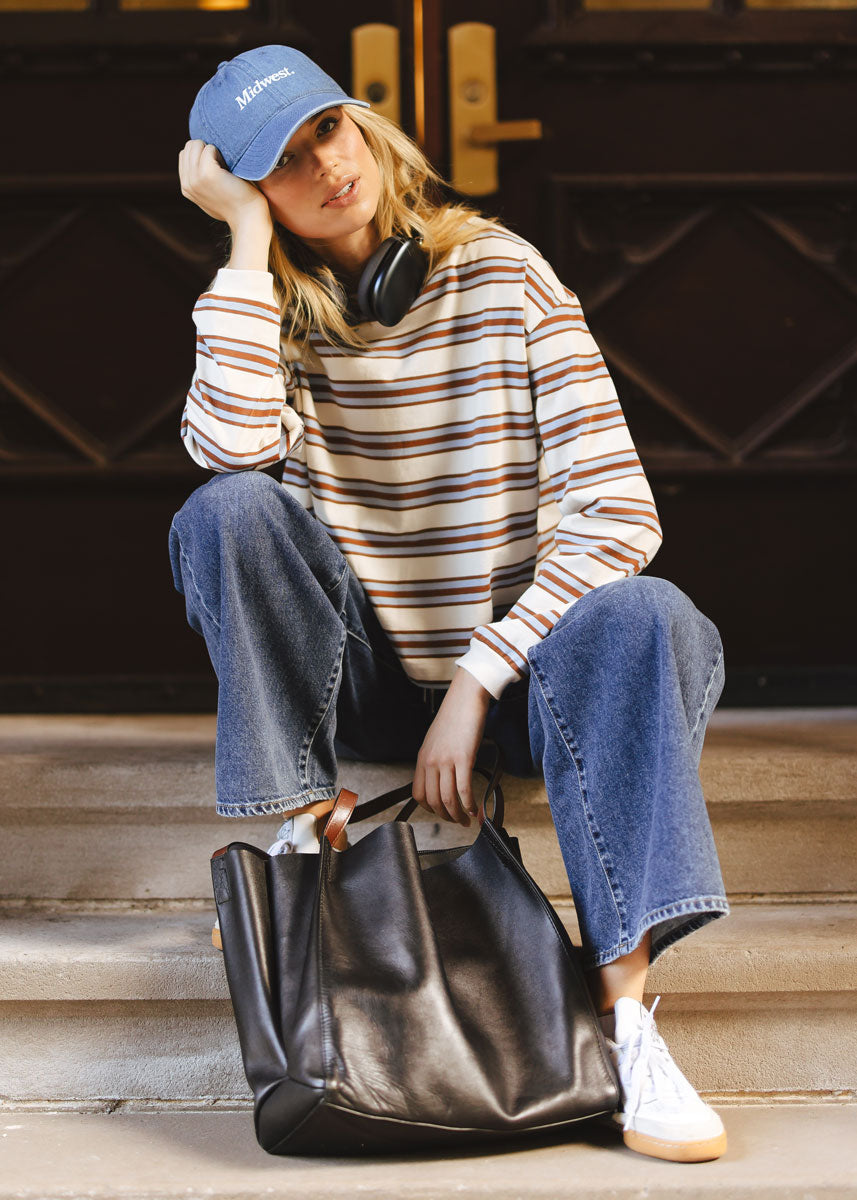 Midwest Dad Hat - Dark Denim