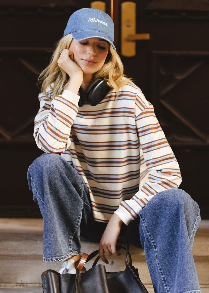 Midwest Dad Hat - Dark Denim