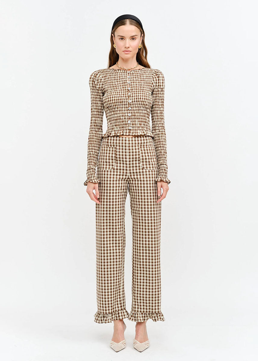 Rhodes Top - Brown