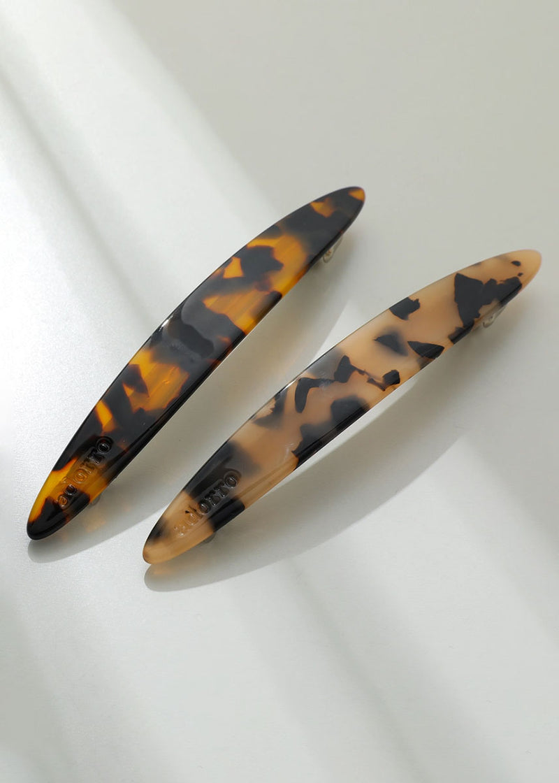 Aimee Core Oblong Oval French Barrette Hair Clip